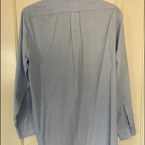 Light blue button up